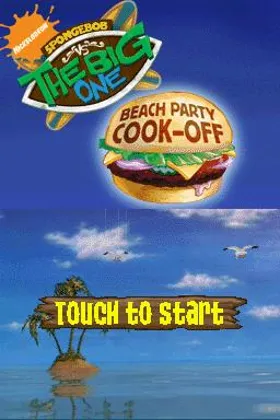 SpongeBob vs the Big One - Beach Party Cook-Off (USA) (En,Fr) screen shot title